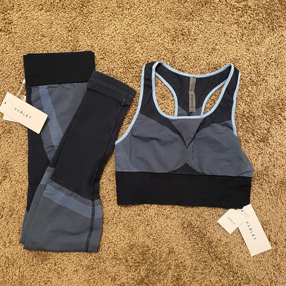 NWT! Varley legging and sports bra set